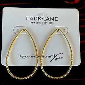 Park Lane Almond Gold Earrings